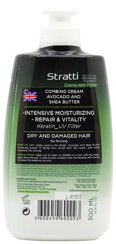 Stratti Stratti Combing Cream  Avocado And Shea Butter 300Ml