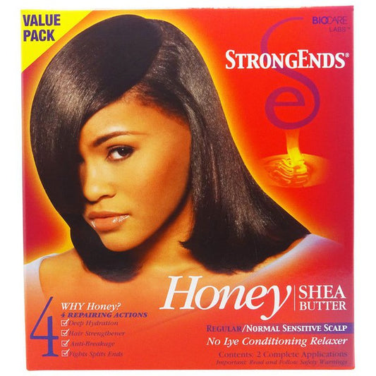 BioCare StrongEnds Honey Shea Butter No Lye Conditioning Relaxer Regular | gtworld.be 