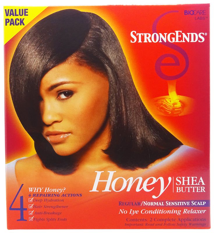 StrongEnds BioCare StrongEnds Honey Shea Butter No Lye Conditioning Relaxer Regular