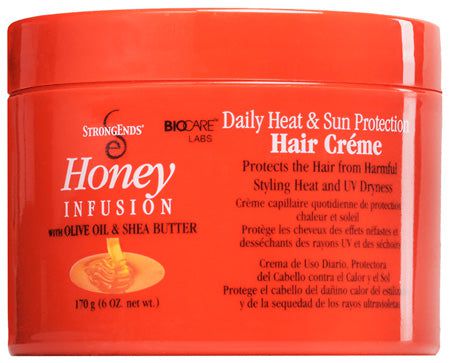 StrongEnds Strong Ends Honey Infustion Daily Heat & Sun Protection Hair Creme 170g