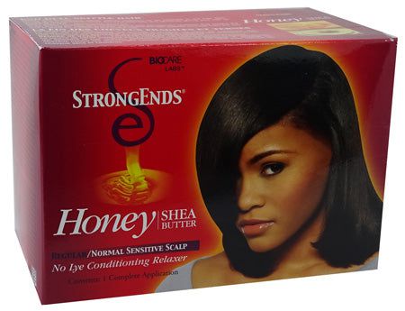 StrongEnds Strong Ends Honey & Shea Butte r One App. Relaxer Kit Regular