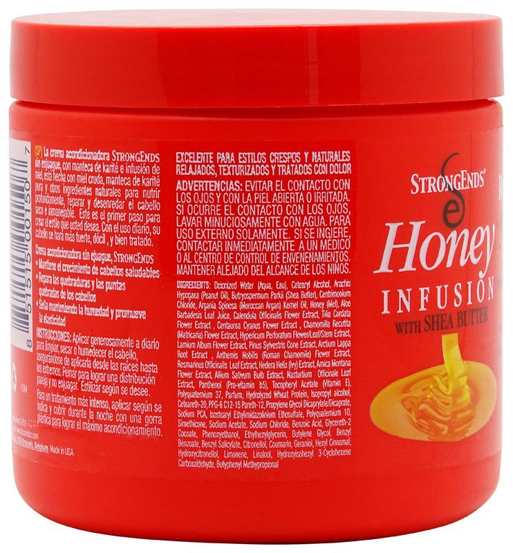 StrongEnds StrongEnds Honey Infusion with Shea Butter Leave-In Conditioner Repair & Detangle Cream 453g