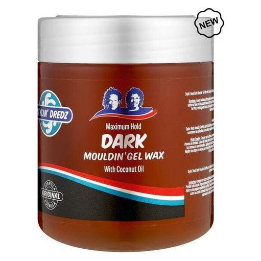 Stylin' Dredz Health & Beauty Stylin Dredz Maximum Hold Dark Mouldin' Gel Wax With Coconut Oil 500 ml