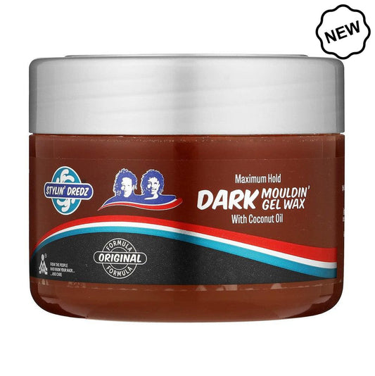 Stylin Dredz Maximum Hold Dark Mouldin' Gel Wax With Coconut Oil 250 ml | gtworld.be 