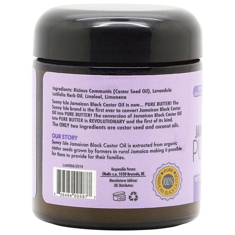 Sunny Isle Health & Beauty Sunny Isle Jamaican Black Castor Oil Pure Butter Lavender 118ml