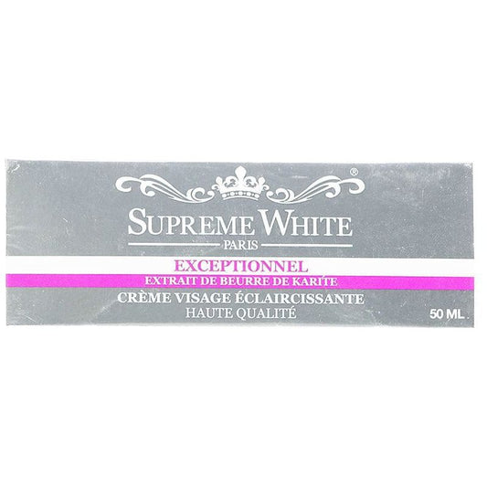 Supreme White Exceptional Shea Butter Extract Face Cream Toning 50ml