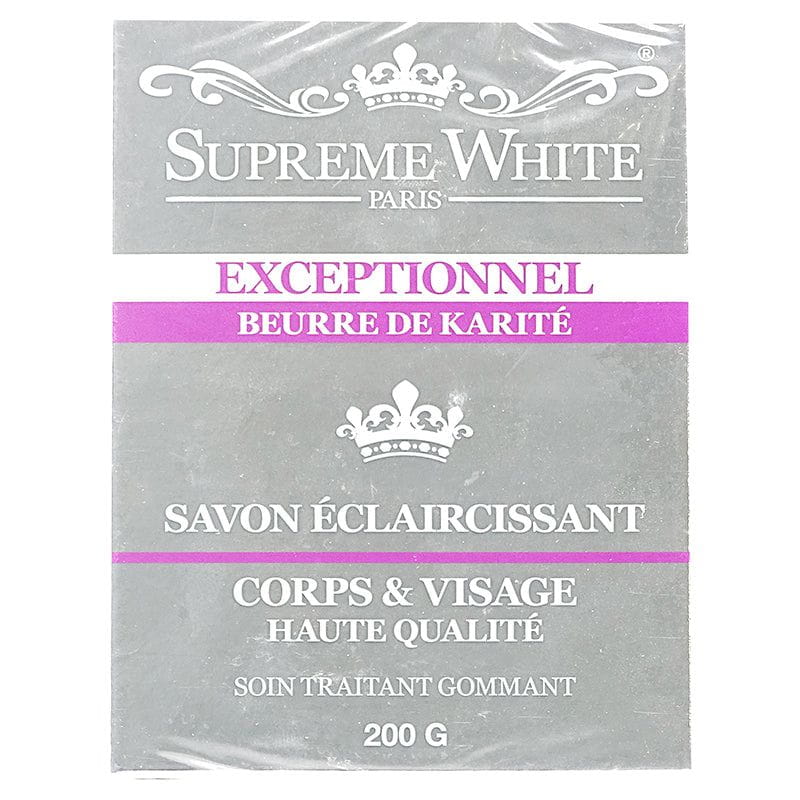 Supreme White Supreme White Exceptional Shea Butter Toning Soap Face & Body 200g