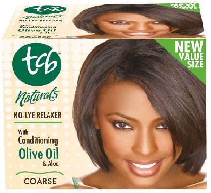 tcb TCB Naturals Olive Oil No Lye Relaxer Kit, Coarse
