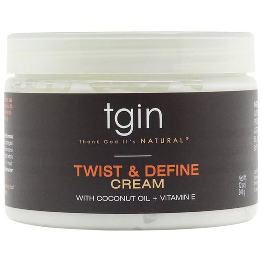 TGIN Twist & Define Cream with Coconut Oil + Vitamin E 340g | gtworld.be 