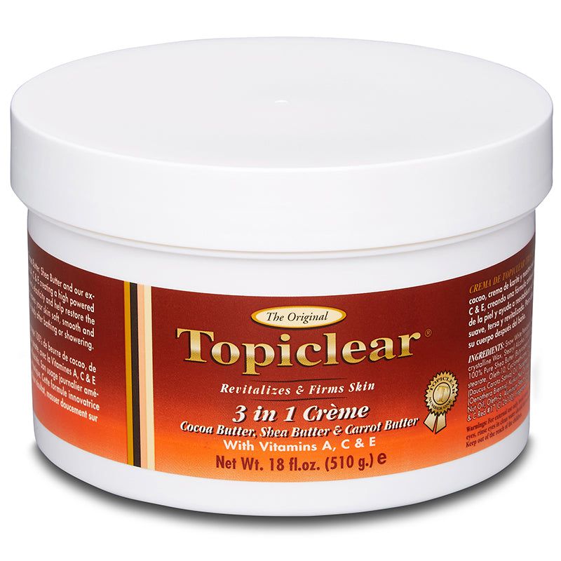 Topiclear Topiclear 3 in 1 Creme Cocoa Butter, Shea Butter & Carrot Butter 510g