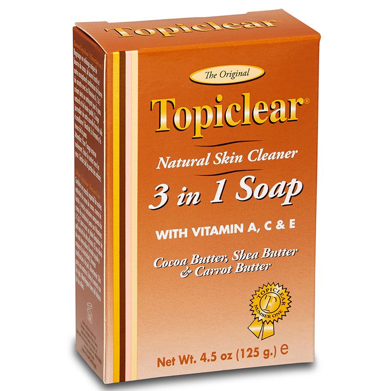 Topiclear Topiclear 3 in 1 Soap Cocoa Butter, Shea Butter & Carrot Butter 125g