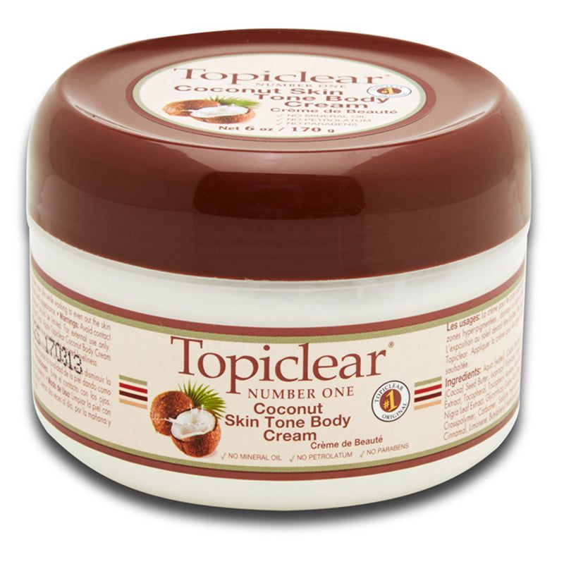 Topiclear Topiclear Coconut Skin Tone Body Cream 178Ml
