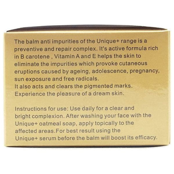 Unique + Health & Beauty Unique+ Anti Impurities Balm 50g