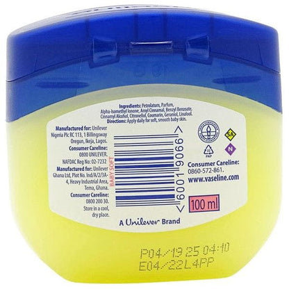 Vaseline Health & Beauty Petroleum Jelly Baby 100ml