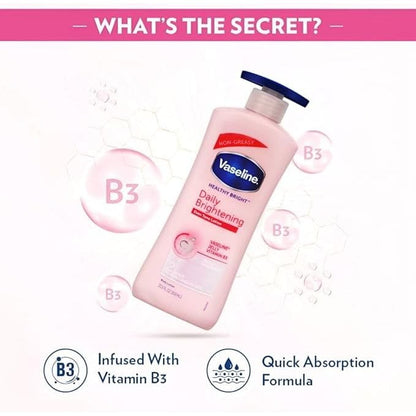 Vaseline Health & Beauty Vaseline – Lotion Éclaircissante Quotidienne (600ml / 725ml)
