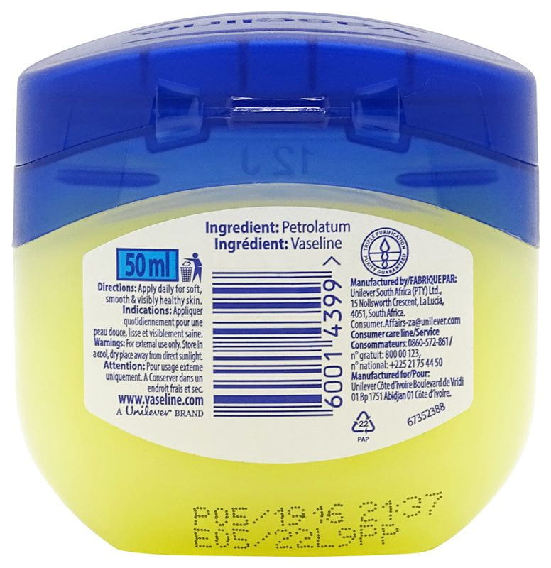 Vaseline Vaseline Pure Petroleum Jelly 50ml