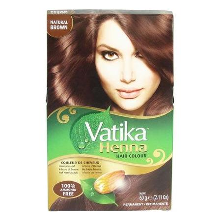 Vatika Health & Beauty Vatika Henna  Color Natural Brown Vatika Henna Hair Colour 60g