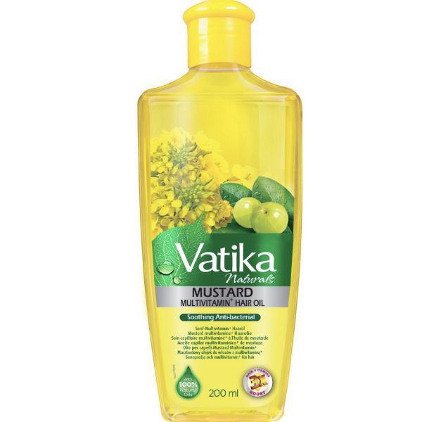 Vatika Vatika Naturals Mustard Multivitamin Smoothing Anti-bacterial Hair Oil 200 ml