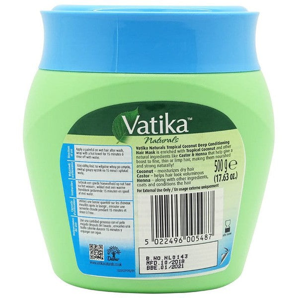 Vatika Vatika Tropical Coconut Hair Mask 500g