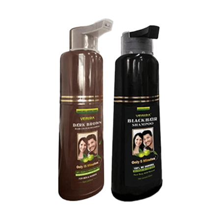 Veinira Health & Beauty Veinira Hair Colour Shampoo Black/Dark Brown 200ml