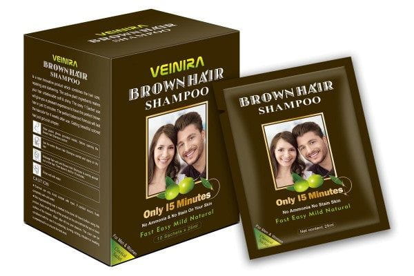 Veinira Hair Color Shampoo 10 Packs of 25ml | gtworld.be 