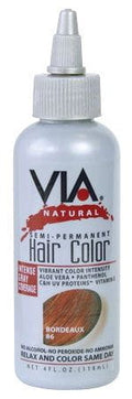 Via Natural Via Hair Color Bordeaux 86 118ml Via Natural Semi-Permanent Hair Color 118ml