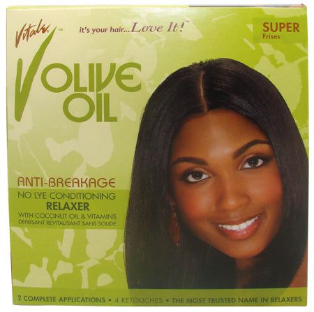 Vitale Olive Oil No Lye Conditioning Relaxer Super