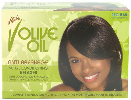 Vitale Olive Oil No-Lye Relaxer Kit Regular One Application