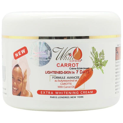 White Express Health & Beauty White Express Carrot Lightened Skin in 7 Days Extra Whitening Cream 500ml