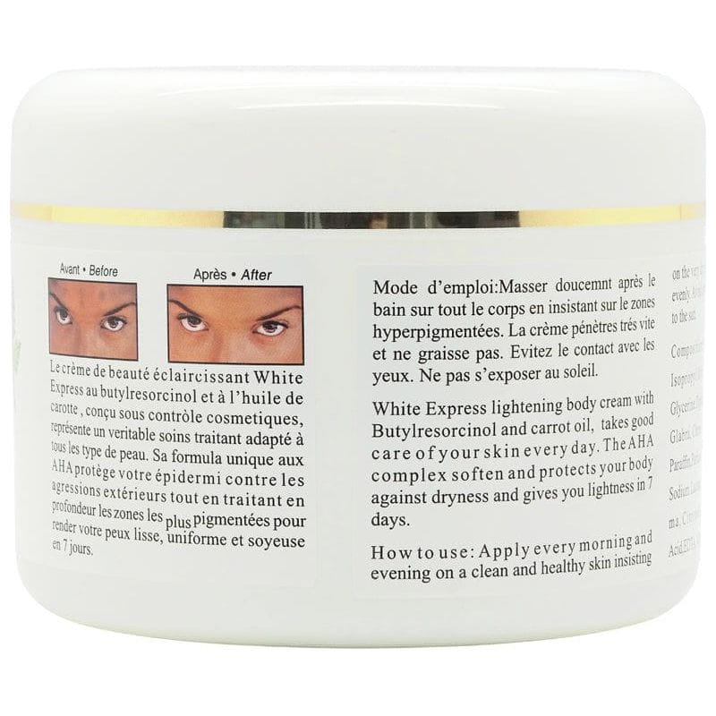 White Express Health & Beauty White Express Carrot Lightened Skin in 7 Days Extra Whitening Cream 500ml