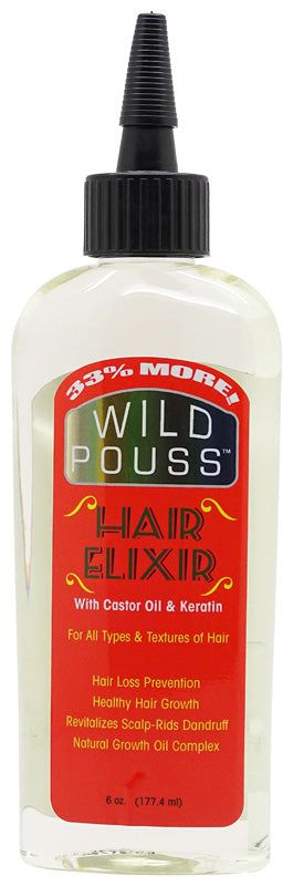 Wild Pouss Wild Pouss Haarelixier mit Rizinusöl & Keratin 177 4 ml