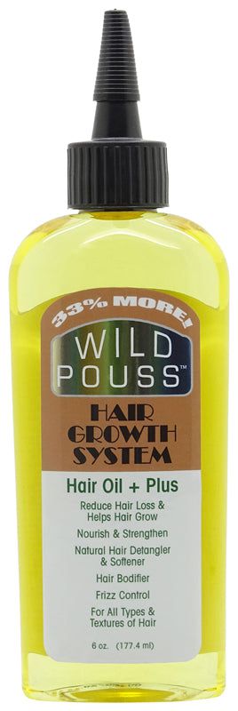 Wild Pouss Wild Pouss Hair Growth System Hair Oil + Plus 177,4ml