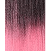 X-Pression Health & Beauty Schwarz-Rosa Mix #T1B/Pink X-Pression 2x Pre Stretched Ultra Braid 46" (116cm) - Weight: 160-165g