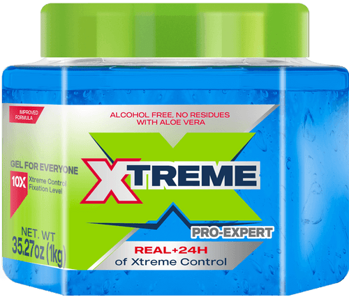 Xtreme Xtreme Pro-Expert Blue Styling Hair Gel Xtreme Control W Aloe Vera 35.27oz/1Kg
