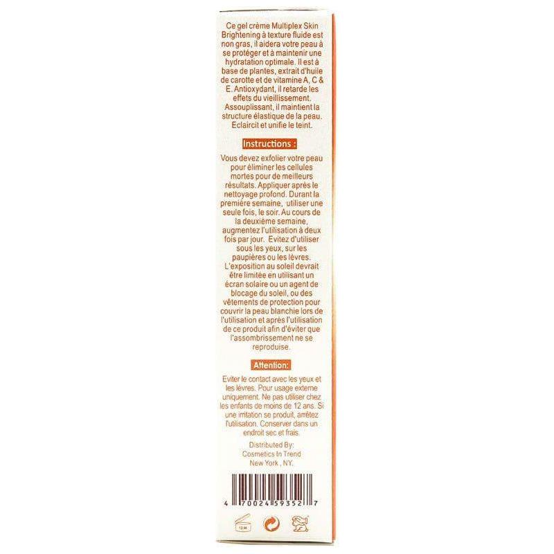 Zeenat Health & Beauty Zeenat Carrot Multiplex Skin Brightening Gel Cream 30G