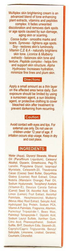 Zeenat Zeenat Carrot Multiplex Skin Brightening Cream 50G