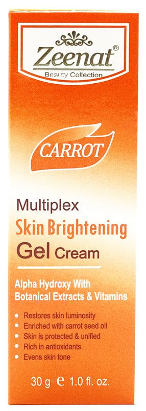 Zeenat Zeenat Carrot Multiplex Skin Brightening Gel Cream 30G