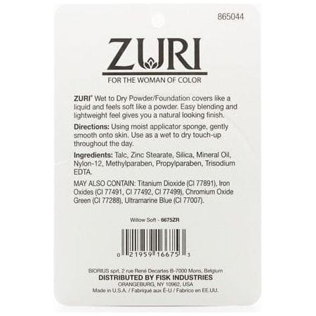 Zuri Health & Beauty Zuri Naturally Sheer Wet to Dry Powder/Foundation 11g