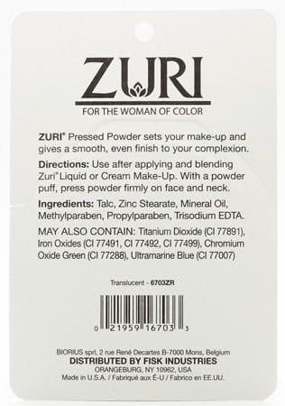 Zuri Zuri Net/Sheer Pressed Powder Translucent