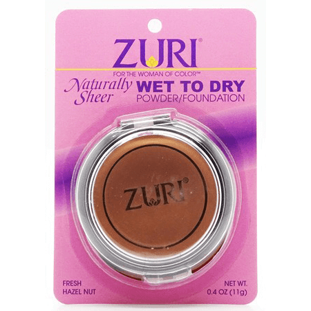Zuri Zuri Powder Foundation Fresh Hazelnut Zuri Naturally Sheer Wet to Dry Powder/Foundation 11g